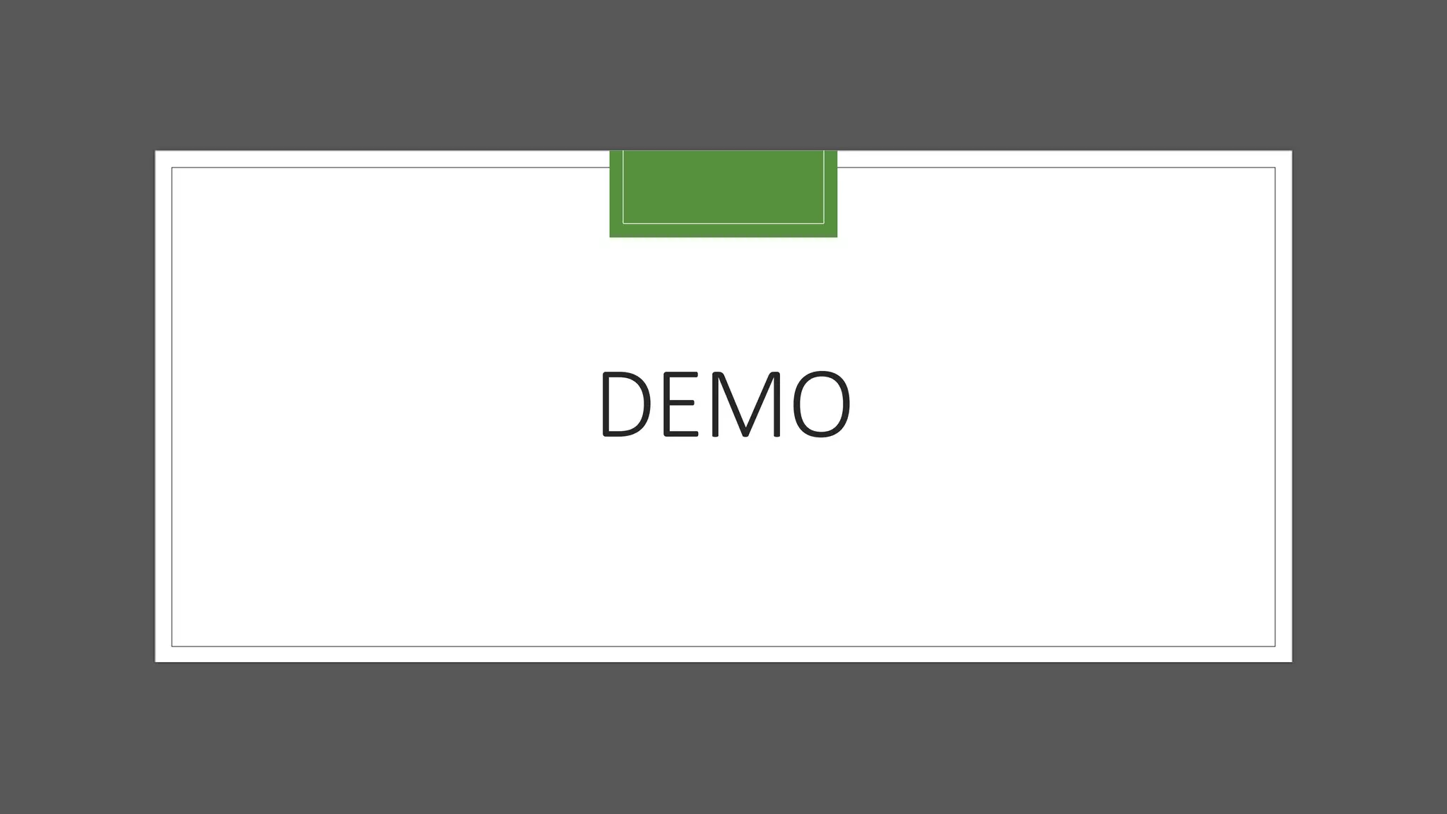 DEMO
 
