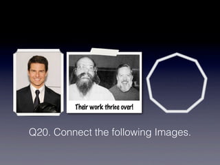 Q20. Connect the following Images.
 