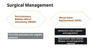Diagnostic Assessments for Mitral Valve Stenosis Common diagnostic ...
