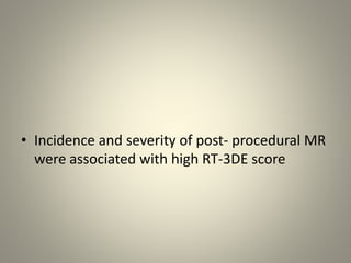 Mitral valve scoring before BMV | PPTX