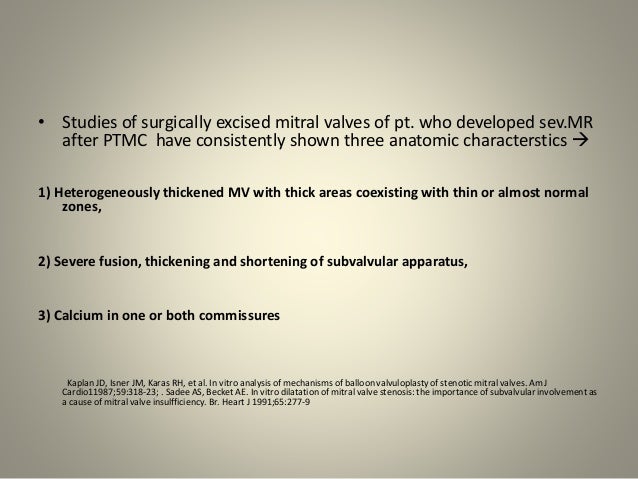 Mitral valve scoring before BMV
