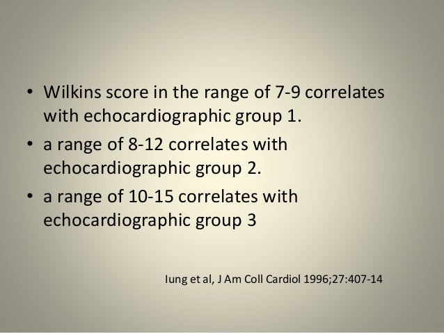 Mitral valve scoring before BMV