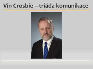 Vin Crosbie – triáda komunikace

 