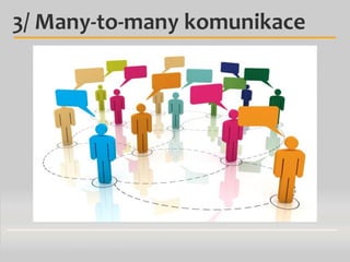 3/ Many-to-many komunikace

 