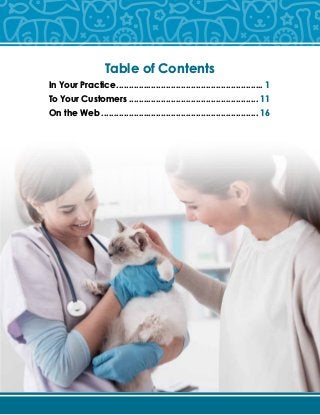 Table of Contents
In Your Practice............................................................ 1
To Your Customers...........