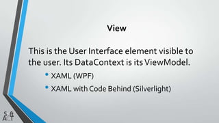 MVVM - Model View ViewModel | PPTX | Computing | Technology & Computing