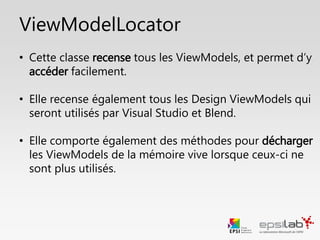 ViewModelLocator
public class ViewModelLocator
{
static ViewModelLocator()
{
ServiceLocator.SetLocatorProvider(() => SimpleIoc.Default);
SimpleIoc.Default.Register<IMainViewModel, MainViewModel>();
}
public static IMainViewModel MainVM
{
get { return ServiceLocator.Current.GetInstance<IMainViewModel>(); }
}
public static void CleanMain()
{
SimpleIoc.Default.Unregister<IMainViewModel>();
SimpleIoc.Default.Register<IMainViewModel, MainViewModel>();
}
public static void Cleanup()
{
CleanMain();
}
}
 