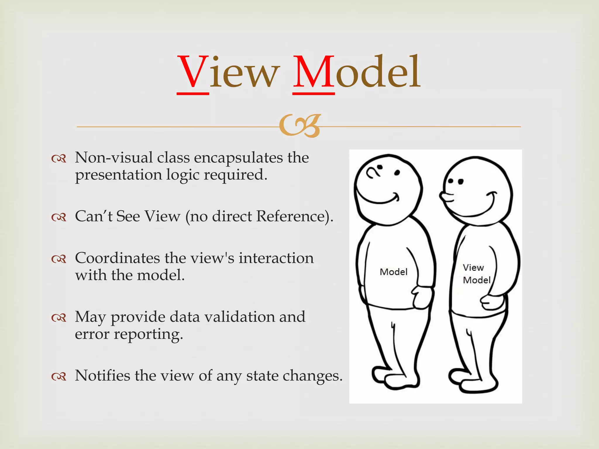 MVVM ( Model View ViewModel ) | PPTX