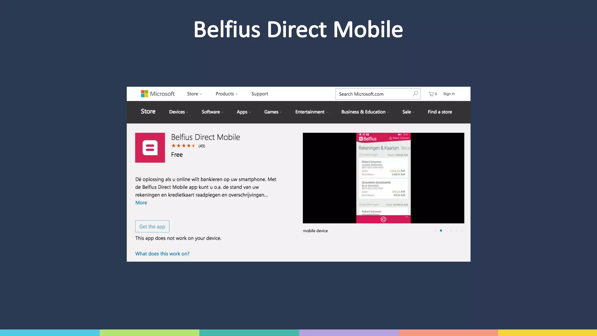 Belfius Direct	Mobile
 