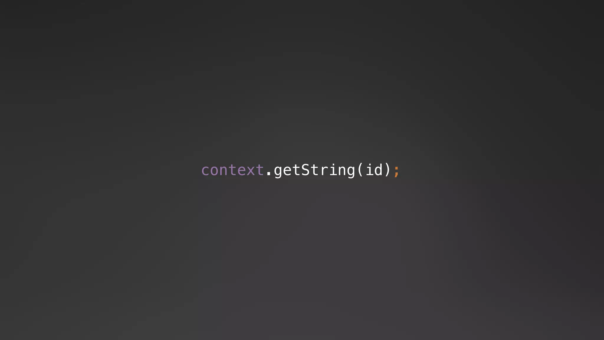 context.getString(id);
 