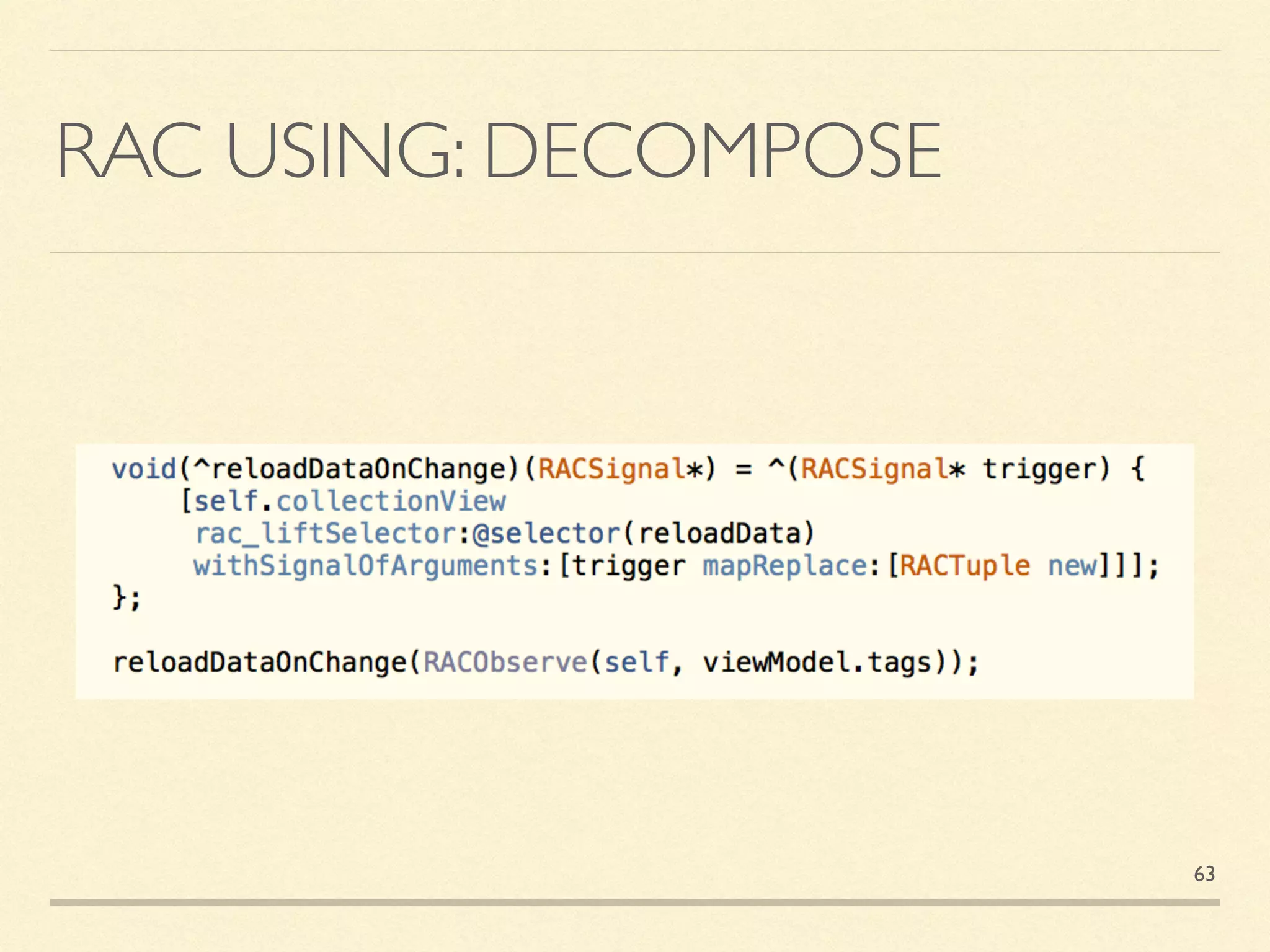 RAC USING: DECOMPOSE
63
 