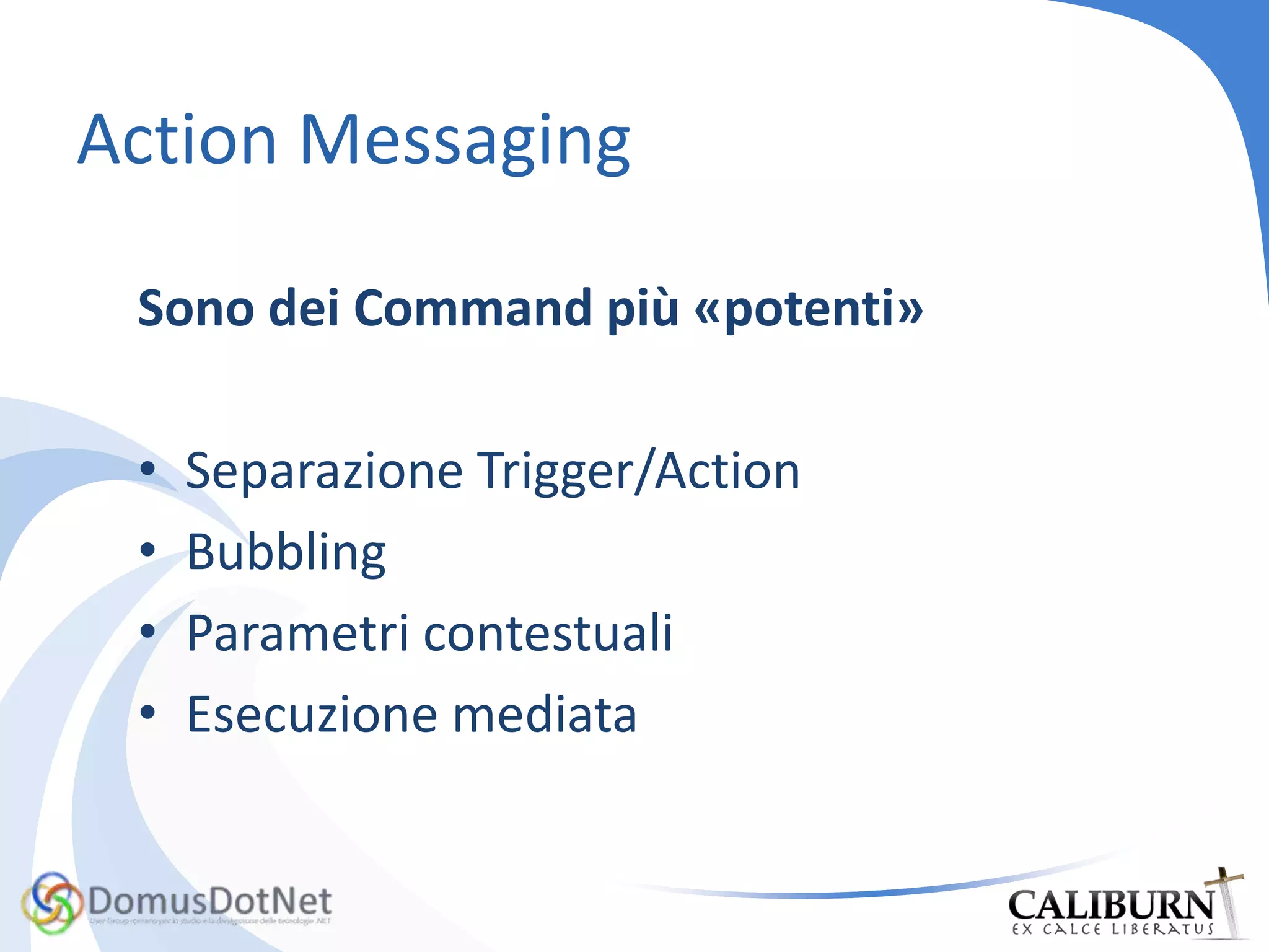 Rendere semplici le operazioni più comuniConvenzioniUI thread marshalingUI compositionGestione Window/DialogOperazioni asincrone