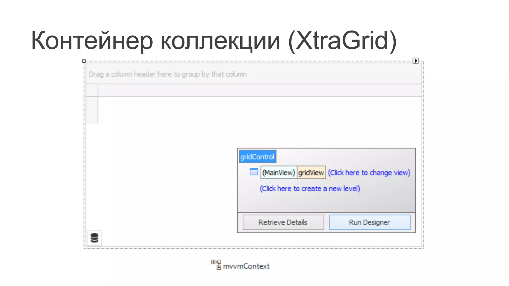Контейнер коллекции (XtraGrid)
 