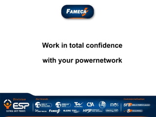 Work in total confidence
with your powernetwork
 