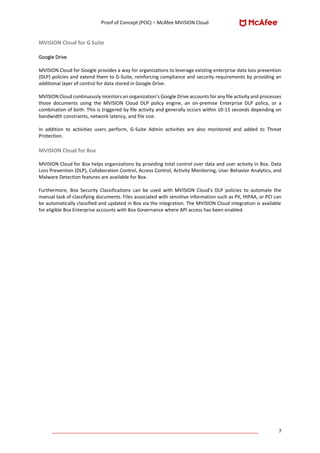 McAfee - MVISION Cloud (MVC) - Cloud Access Security Broker (CASB ...