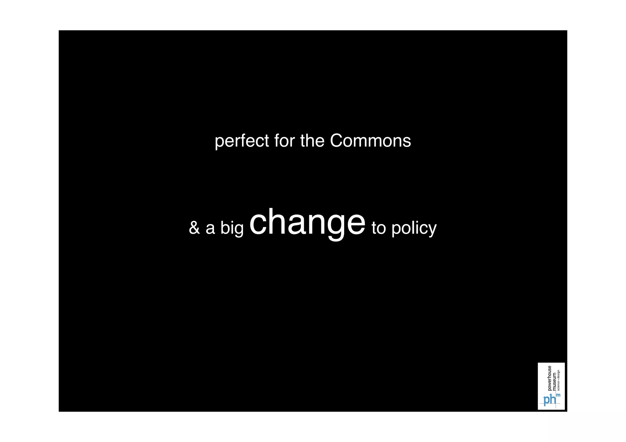 Flickr Commons: Open licensing and the future for collections