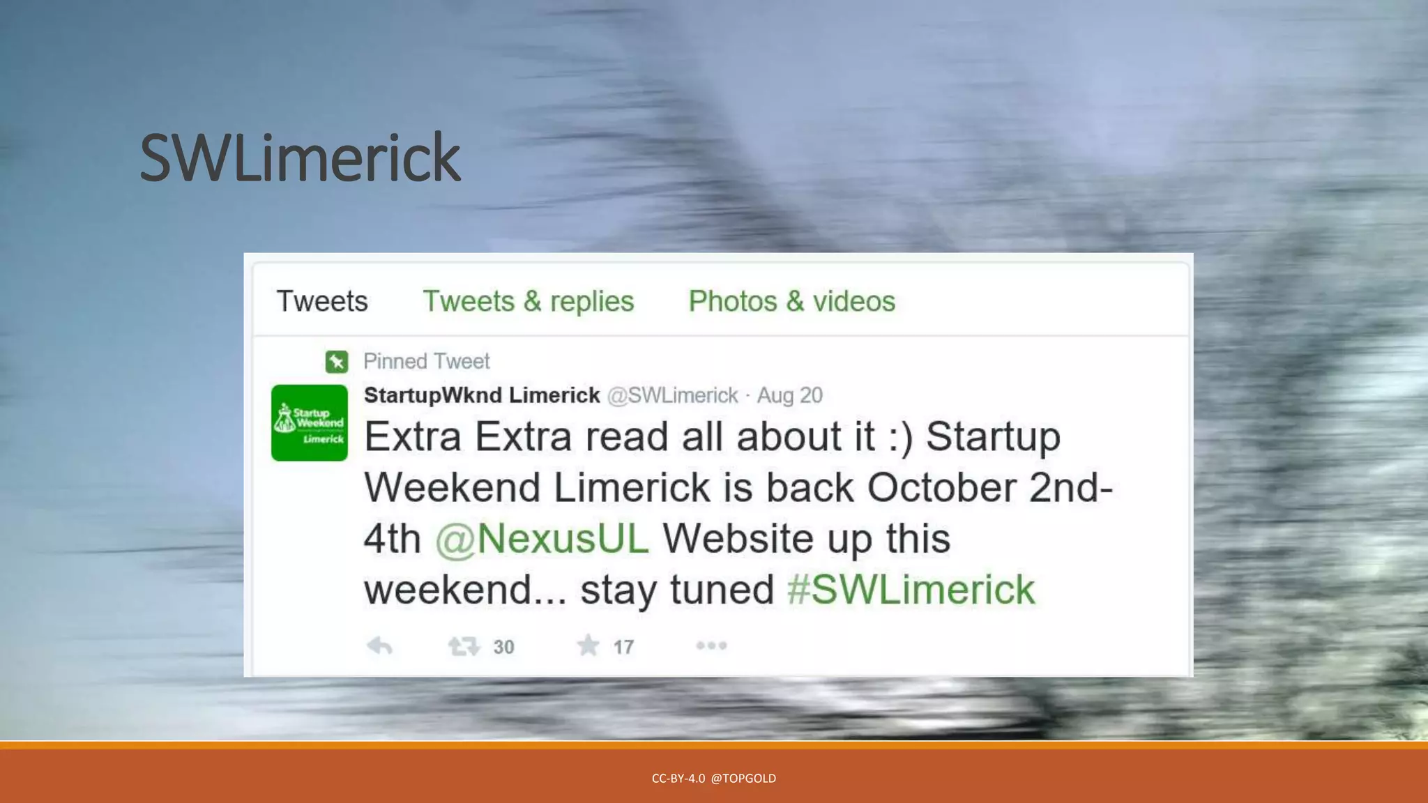 SWLimerick
CC-BY-4.0 @TOPGOLD
 