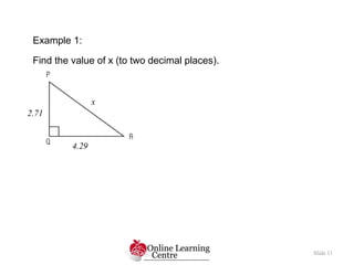 MWA 10 7.5 Solving Triangles | PPTX