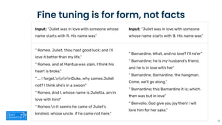 Fine tuning is for form, not facts
17
 