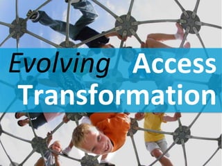 Evolving Access
Transformation

 