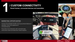 / CUSTOM CONNECTIVITY
Smart homes, connected devices and wearables
1
4
MARKETING OPPORTUNITIES
___________________________...