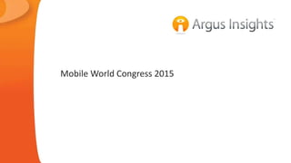 Mobile World Congress 2015
 
