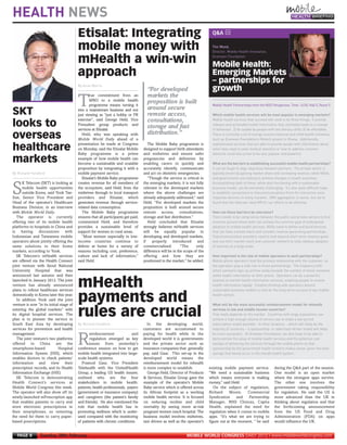 HEALTH NEWS

                                                                                                                                   Tim Wood,
                                                                                                                                   Director, Mobile Health Innovation,
                                                                                                                                   Grameen Foundation




                                               By Anne Morris
MWC12 Daily DAY2_DAY2 27/02/2012 20:28 Page 8




                                                                                                                                   Mobile Health Partnerships from the NGO Perspective. Time: 14.00, Hall 5, Room 5

                                                                                                                                    Which mobile health services will be most popular in emerging markets?
                                                                                                                                    Mobile health services that succeed will need to do three things: 1) provide
                                                                                                                                    relevant and actionable health information that ultimately leads to a change
                                                                                                                                    in behaviour 2) be usable by people with low literacy skills 3) be affordable.
                                                                                                                                    There is currently a lot of energy around maternal and child health initiatives,
                                                                                                                                    such as Grameen Foundation’s Motech project in Ghana. Additionally,
                                               Etisalat: Integrating




                                                                                                                                    sophisticated services that are able to provide people with information about
                                                                                                                                   Q&A r




                                                                                                                                    when they need to seek medical attention or how to address common
                                                                                                                                    ailments could also prove to be very popular and powerful.
                                               mobile money with




                                                                                                                                    What are the barriers to establishing successful mobile health partnerships?
                                               mHealth a win-win




                                                                                                                                    It can be tough to align objectives between partners. The private sector is
     By Richard Handford                                                                                                            typically driven by gaining market share and increasing revenue, while NGOs
                                                                                                                                   Mobile Health:




                                                                                                                                    and governments are looking to achieve changes in health outcomes.
                                               approach




                                                                                                                                    Accomplishing both of these, while also functioning with a sustainable
                                                                                                                                   Emerging Markets




                                                                                                                                    business model, can be extremely challenging. It’s also quite difficult today
                                                                                                                                   – partnerships for




                                                                                                                                    to establish connections to telecommunications firms for interactive voice
                                                                                                                                    response services in many markets. SMS aggregation is easier, but we’ve
                                                                                           “For developed                          growth




                                                                                                                                    found that the illiterate need IVR for our efforts to be effective.
                                                       rue commitment from an              markets the
                                               T




                                                                                                                                    How can these barriers be overcome?
                                                       MNO to a mobile health              proposition is built




                                                                                                                                    There needs to be compromise between the public and private sectors to find
                                                       programme means turning it
                                                                                           around secure
     SKT




                                                                                                                                    common ground where both can achieve the common goal of widespread
                                               into a mainstream business and not
                                                                                           remote access,




                                                                                                                                    adoption of mobile health services. NGOs need to define and build services
                                               just viewing as “just a hobby or PR




                                                                                                                                    that can have a broad reach and consider revenue generating partnerships.
                                                                                           consultations,
     looks to
                                               exercise”, said George Held, Vice




                                                                                                                                    Telecommunication providers need to look beyond short-term revenue goals
                                               Presudent group products and
                                                                                           storage and fast




                                                                                                                                    and use their market reach and customer network to help catalyse adoption
                                               services at Etisalat.
     overseas                                                                              distribution.”




                                                                                                                                    of services at a large scale.
                                                  Held, who was speaking with
                                               Mobile World Daily ahead of a




                                                                                                                                    How important is the role of mobile operators to such partnerships?
     healthcare                                presentation he made at Congress             The Mobile Baby programme is




                                                                                                                                    Mobile phone operators hold the primary relationship with the customer, so
                                               on Monday, said the Etisalat Mobile       designed to support birth attendants




                                                                                                                                    the operators play a vital role in these partnerships. The frequency with
                                               Baby programme is a prime                 and midwives and ensure safer
     markets




                                                                                                                                    which someone tops up airtime vastly exceeds the number of times someone
                                               example of how mobile health can          pregnancies and deliveries by




                                                                                                                                    seeks health information on their phone. Operators can be a powerful
                                               become a sustainable and scalable         enabling carers to quickly and




                                                                                                                                    channel to market health information services, enabling people to receive
                                               proposition by integrating it with a      accurately identify, communicate




                                                                                                                                    health information rapidly. Creative thinking with operators around
                                               mobile payment service.                   and act on obstetric emergencies.




                                                                                                                                    sustainable business models is vital for the long-term success of any mobile
                                                  Etisalat’s Mobile Baby programme          “Though the service is critical in




                                                                                                                                    health service.
           K Telecom (SKT) is looking at       creates revenue for all members of        the emerging markets, it is not fully

     S     mobile health opportunities         the ecosystem, said Held, from the        relevant in the developed markets




                                                                                                                                    What will be the most successful reimbursement model for mhealth
           outside Korea, said Yook Tae-       midwives through to local transport       where the above challenges are




                                                                                                                                    services in low and middle income countries?
     Sun, Senior Vice President and            providers and Etisalat, which             already adequately addressed,” said




                                                                                                                                    That really depends on the market. Countries with large populations can
     Head of the operator’s Healthcare         generates revenue through service-        Held. “For developed markets the




                                                                                                                                    achieve a high enough volume of service use to make a low-priced
     Business Division, in an interview        related data consumption.                 proposition is built around secure




                                               By Richard Handford                                                                  subscription model possible. In other locations – which will likely be the
     with Mobile World Daily.                     The Mobile Baby programme              remote access, consultations,




                                                                                                                                    majority of countries – a sponsorship- or advertiser-driven model will likely
        The operator is currently              ensures that all participants get paid,   storage and fast distribution.”




                                                                                                                                    be more successful. At Grameen Foundation, we also hope to be able to
     offering two of its mobile health         commented Held, and therefore                Held concluded that Etisalat




                                                                                                                                    demonstrate the value of mobile health services and the potential cost
     platforms to hospitals in China and       provides a sustainable level of           strongly believes mHealth services




                                                                                                                                    savings of delivering the services through the mobile phone so that
     is having discussions with                support for women in rural areas.         will be equally popular in




                                                                                                                                    sponsorship by the government health ministry makes sense, given the total
     Indonesian and Taiwanese mobile              “Most women especially in low-         developing and developed markets,




                                                                                                                                    savings that would occur in the overall health system.
     operators about jointly offering the      income countries continue to              if    properly introduced and
     same solutions in their home              deliver at home for a variety of          commercialised.         “The     only
     markets, according to Yook.               reasons including cost, preference,       difference will be in the scope of the
        SK Telecom’s mHealth services          culture and lack of information,”         offering and how they are
     are offered via the Health Connect        said Held.                                positioned in the market,” he added.
     joint venture with Seoul National
     University Hospital that was
     announced last autumn and then
     launched in January 2012. The joint
     venture has already announced
     plans to rollout healthcare services
                                               mHealth
     domestically in Korea later this year.
        In addition Yook said the joint
     venture is now “in its initial stage of
                                               payments and
     entering the global markets” with
     its digital hospital services. The
     plan is to pioneer the service in
                                               rules are crucial
     South East Asia by developing                                                          In the developing world,
     services for prevention and health                                                  customers are accustomed to
     management.                                      eimbursement               and     paying for health while in the
        The joint venture’s two platforms
     offered in China are the
     smartphone-based              Hospital
                                               R      regulation emerged as key
                                                      issues from yesterday’s
                                               conference session on how to get
                                                                                         developed world it is governments
                                                                                         and the private sector such as
                                                                                         insurance companies that generally
     Information System (HIS), which           mobile health integrated into large-      pay, said Gaur. This set-up in the
     enables doctors to check patients’        scale health systems.                     developed world means the
     information and view their                   Pramod Gaur, Vice President            reimbursement model for mhealth
     prescription records, and its Health      Telehealth with the UnitedHealth          is more complex to establish.            existing mobile payment service.           during the Q&A part of the session.
     Information Exchange (HIE).               Group, a leading US health insurer,          George Held, Director of Products     “We need a sustainable business            One model is an open market
        SK Telecom is demonstrating            outlined who are the four                 & Services, Etisalat Group gave the      which means everyone is making             where the strongest apps survive.
     Health Connect’s services at              stakeholders in mobile health:            example of the operator’s Mobile         money,” said Held.                         The other one involves the
     Mobile World Congress this week.          patients, health professionals, payers    Baby service which is offered across        On the subject of regulation,           government taking responsibility
     The operator will also show off its       (government or insurance company)         its African footprint as a working       Richard     Moore,    Commercial           for regulation. He said the US is
     newly-launched mPrescription app          and caregivers (the patient’s family      mobile health service. It is focused     Syndication      and  Partnership          more advanced than the UK in
     that enables patients to carry and        and friends). He also mentioned the       on reducing mother and child             Manager, NHS Choices, Capita               thinking about regulation and that
     store electronic prescriptions in         role that mobile health has in            mortality by seeing more at-risk         Health, explained the need for             the forthcoming announcement
     their smartphones, so removing            promoting wellness which is under-        pregnant women reach hospital. The       regulation when it comes to mobile         from the US Food and Drug
     the need for them to carry paper-         used compared with the monitoring         business model involves midwives,        apps. “It’s what we are trying to          Administration (FDA) on apps
     based prescriptions.                      of patients with chronic conditions.      taxi drivers as well as the operator’s   figure out at the moment, “ he said        would influence the UK.


        PAGE 8        Tuesday 28th February                                                                         MOBILE WORLD CONGRESS DAILY 2012 | www.mobileworldcongress.com
 