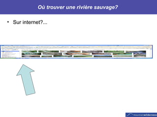 Où trouver une rivière sauvage?  Sur internet?...   