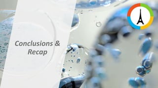 Conclusions &
Recap
 