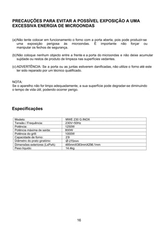 Microondas Teka MWE 230 G 23 l