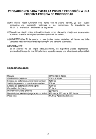 Microondas Teka MWE 230 G 23 l