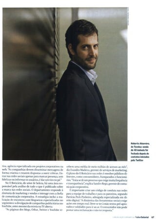 Agência MWeb no Valor Econômico