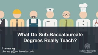 What Do Sub-Baccalaureate Degrees Really Teach? Graduates' Retrospective Reports