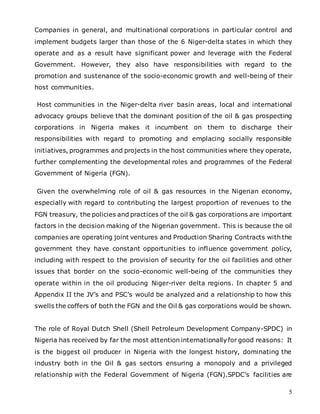 Corporate social responsibility (csr) in the oil and gas industry | DOCX