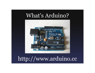Physical Computing with Ruby and Arduino | PPT