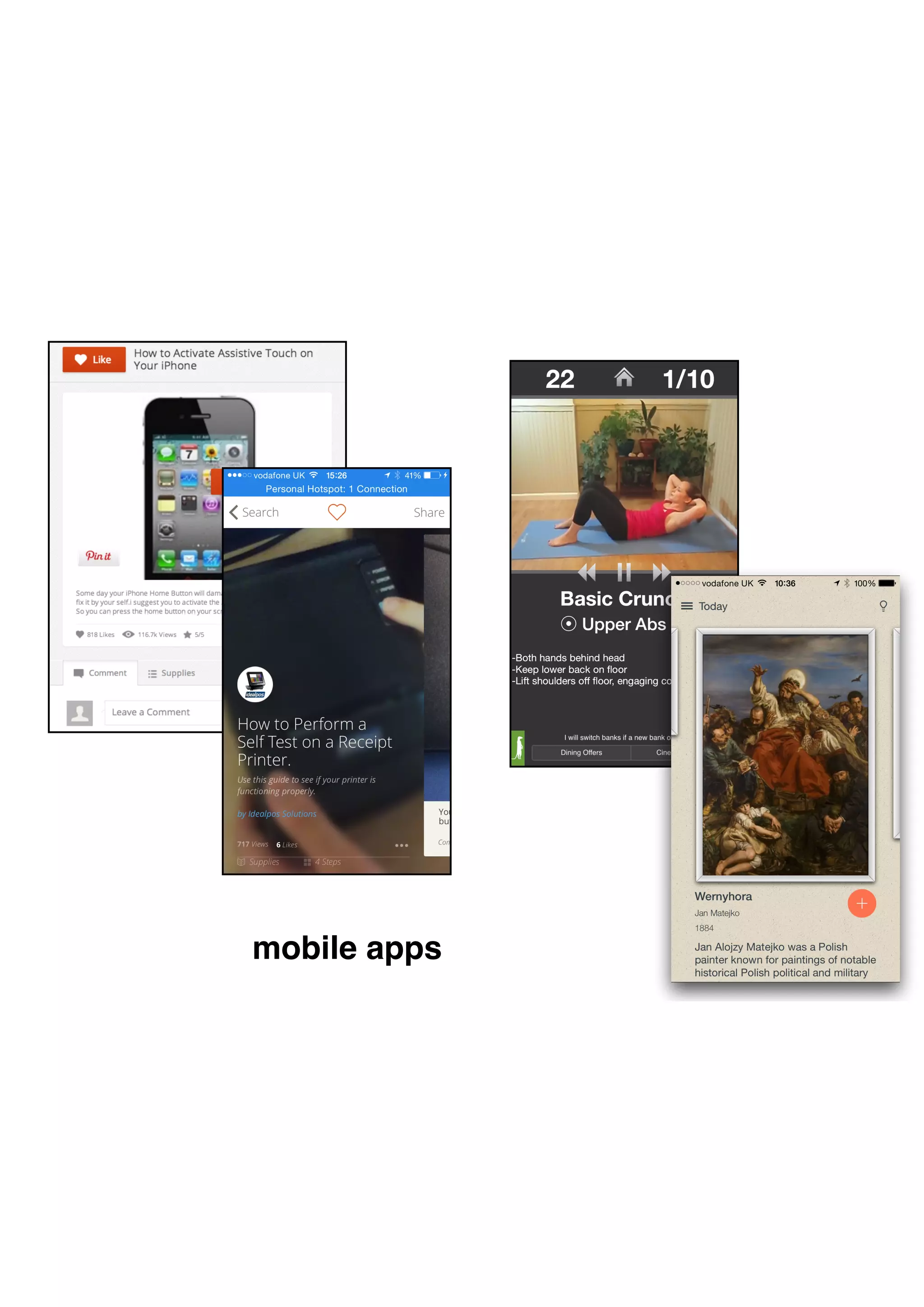 mobile apps
 