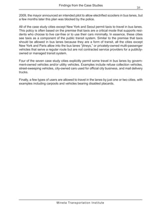 Shared-Use Bus Priority Lanes on City Streets | PDF