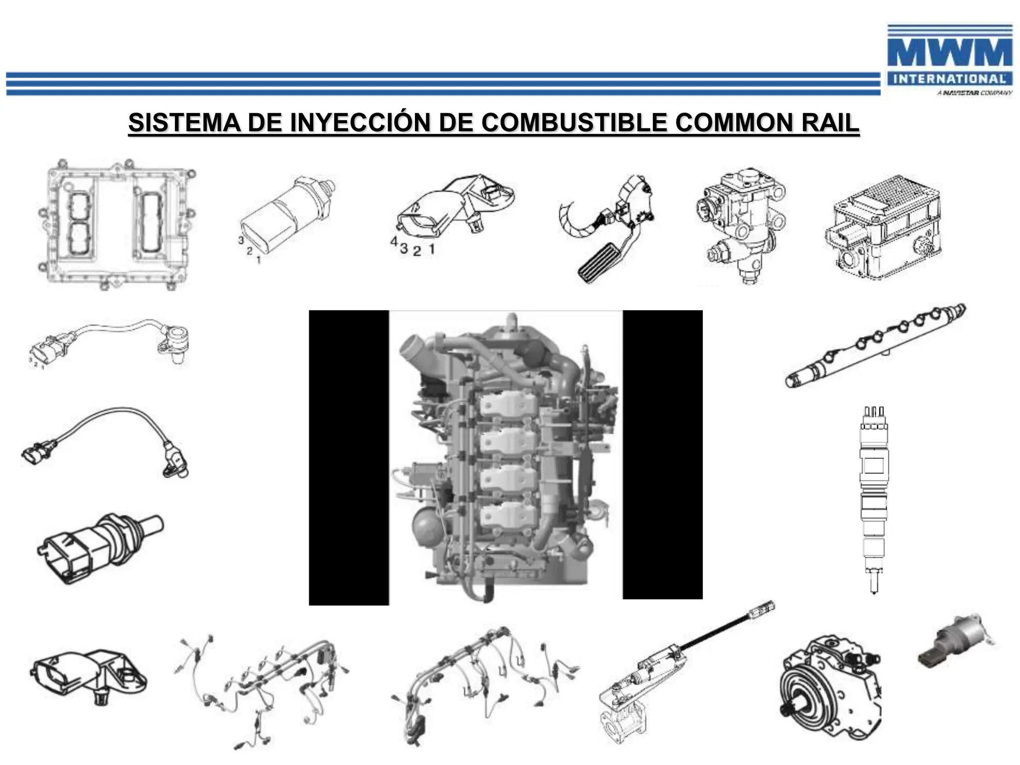 SISTEMA DE INYECCIÓN DE COMBUSTIBLE COMMON RAIL
 