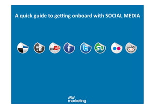A	
  quick	
  guide	
  to	
  ge-ng	
  onboard	
  with	
  SOCIAL	
  MEDIA	
  
 