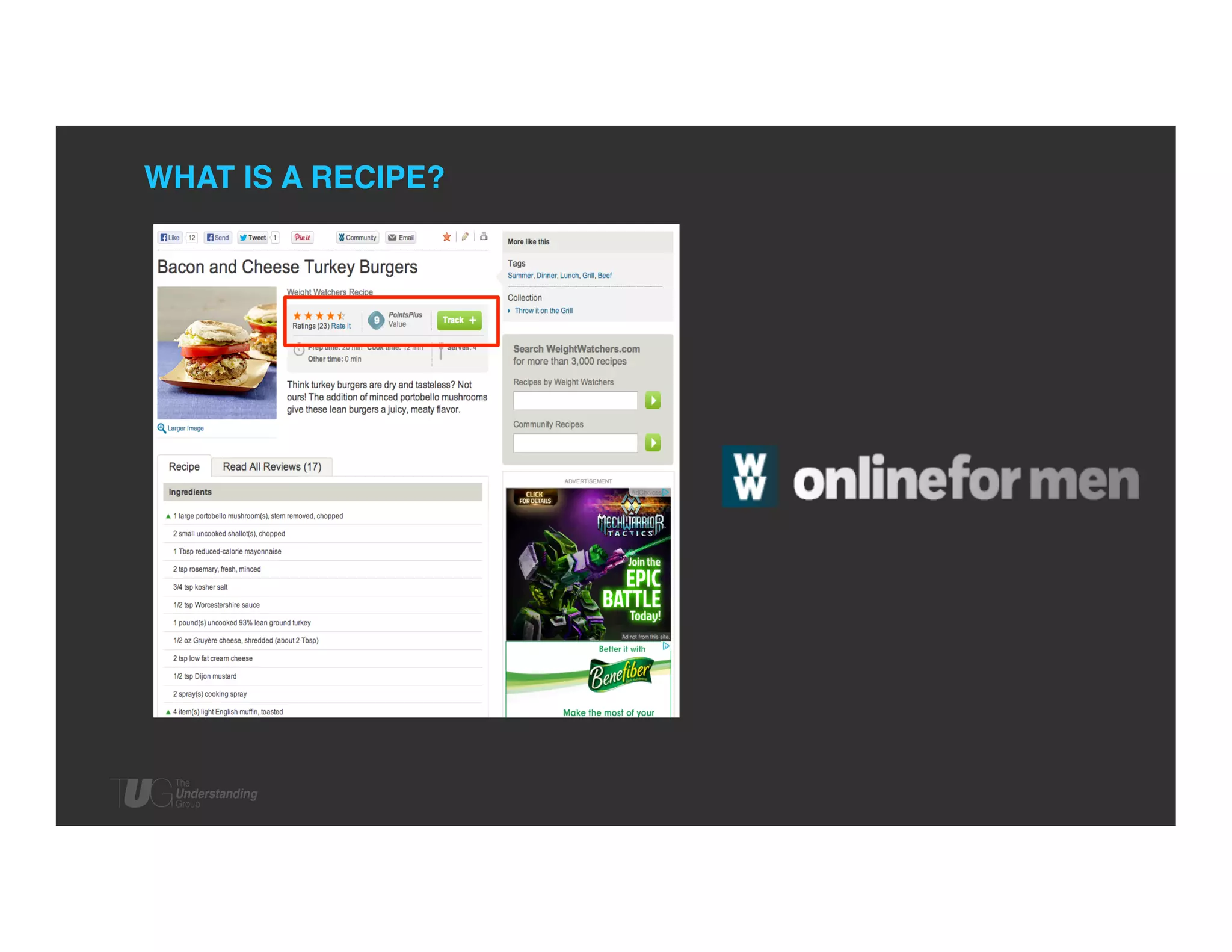 WHAT IS A RECIPE?!

 