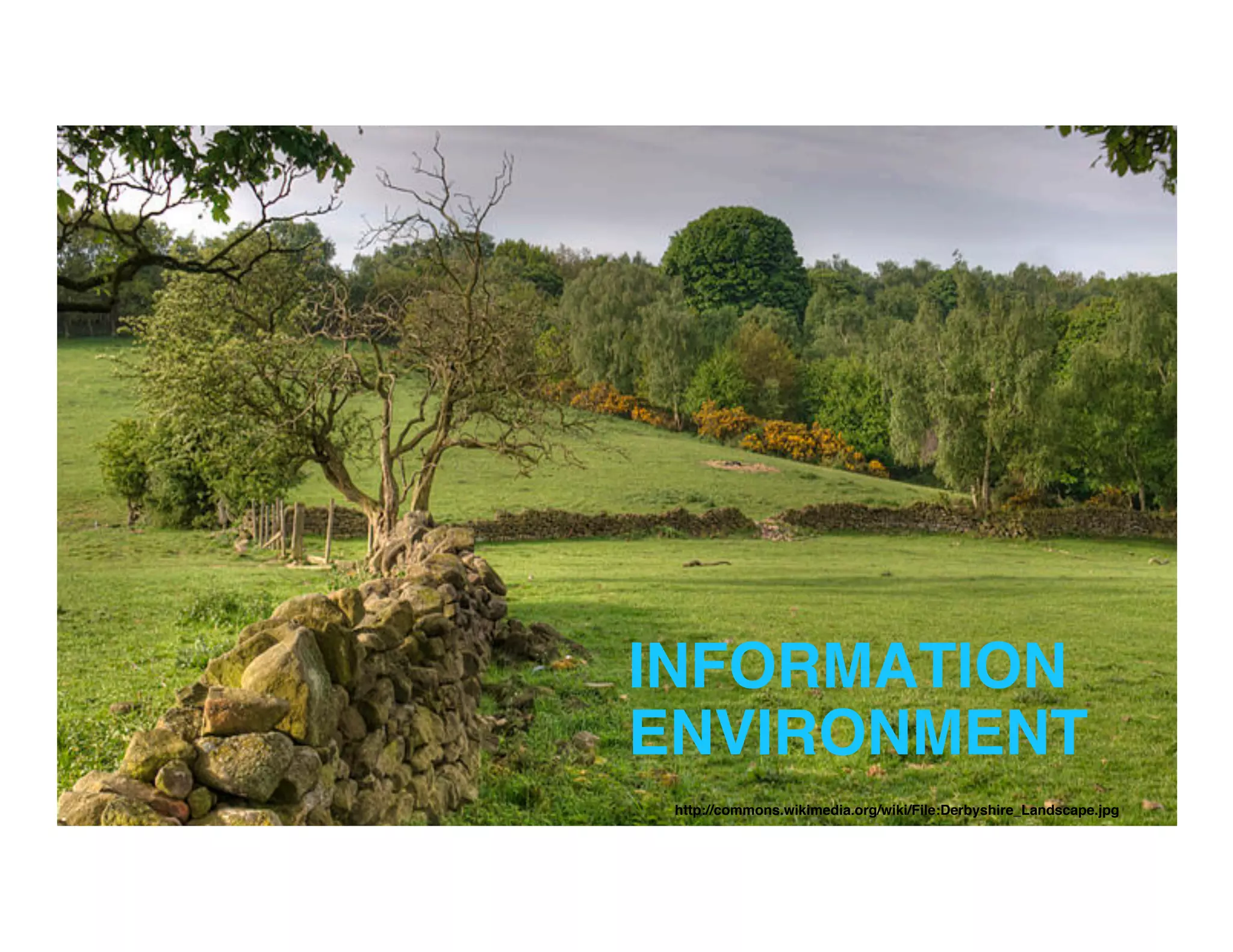 INFORMATION !
ENVIRONMENT!
http://commons.wikimedia.org/wiki/File:Derbyshire_Landscape.jpg	


 