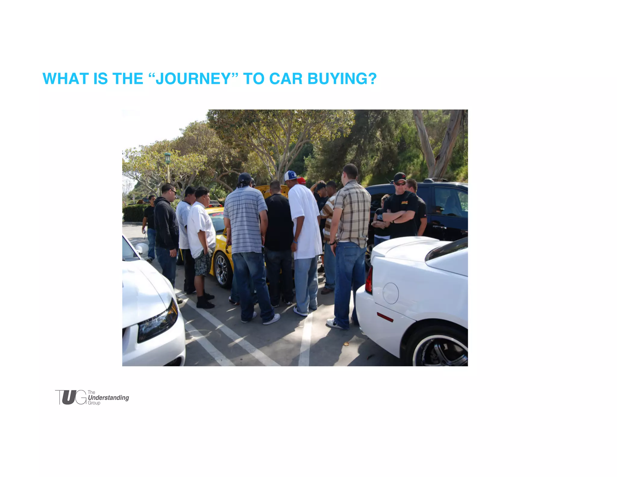 WHAT IS THE “JOURNEY” TO CAR BUYING?  
!

 