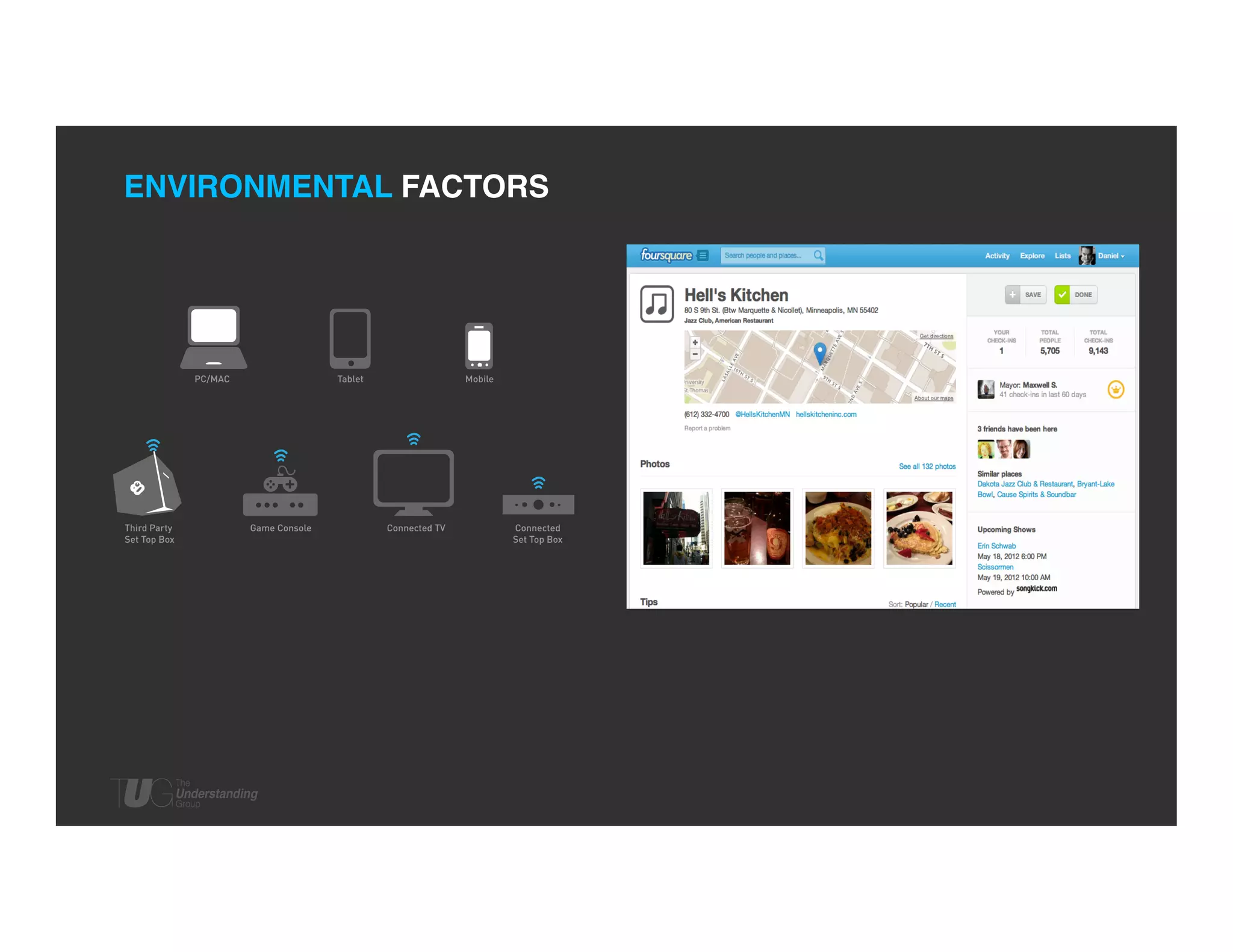 ENVIRONMENTAL FACTORS!

PC/MAC

Third Party
Set Top Box

Tablet

Game Console

Mobile

Connected TV

Connected
Set Top Box

 