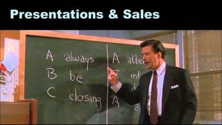 29
Presentations & Sales
 