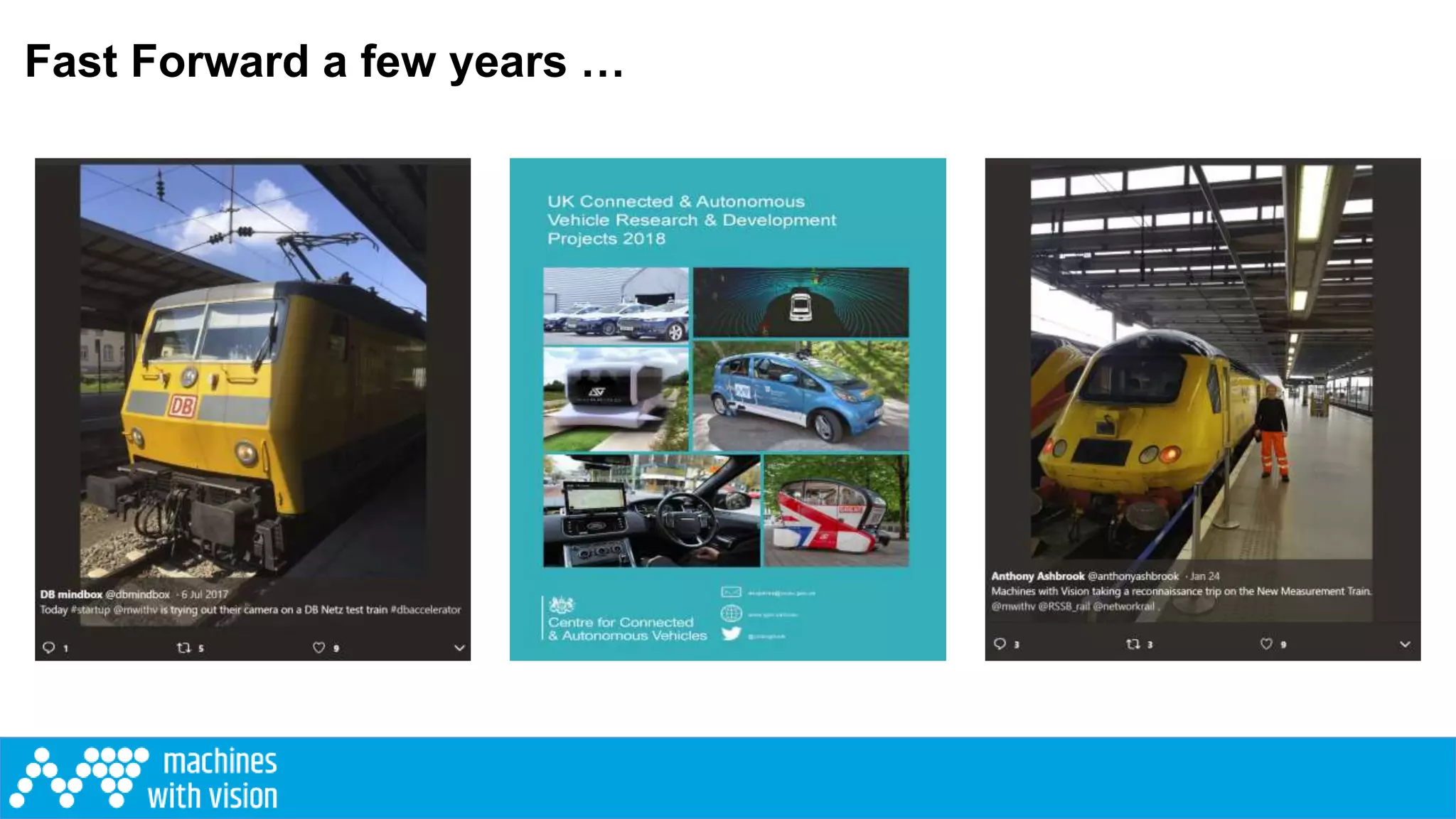 Fast Forward a few years …
 