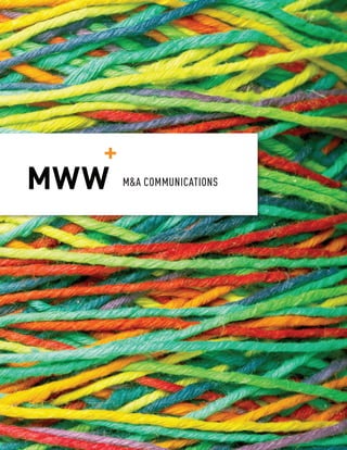 1© MWW GROUP, ALL RIGHTS RESERVED | M&A
M&A COMMUNICATIONS
 
