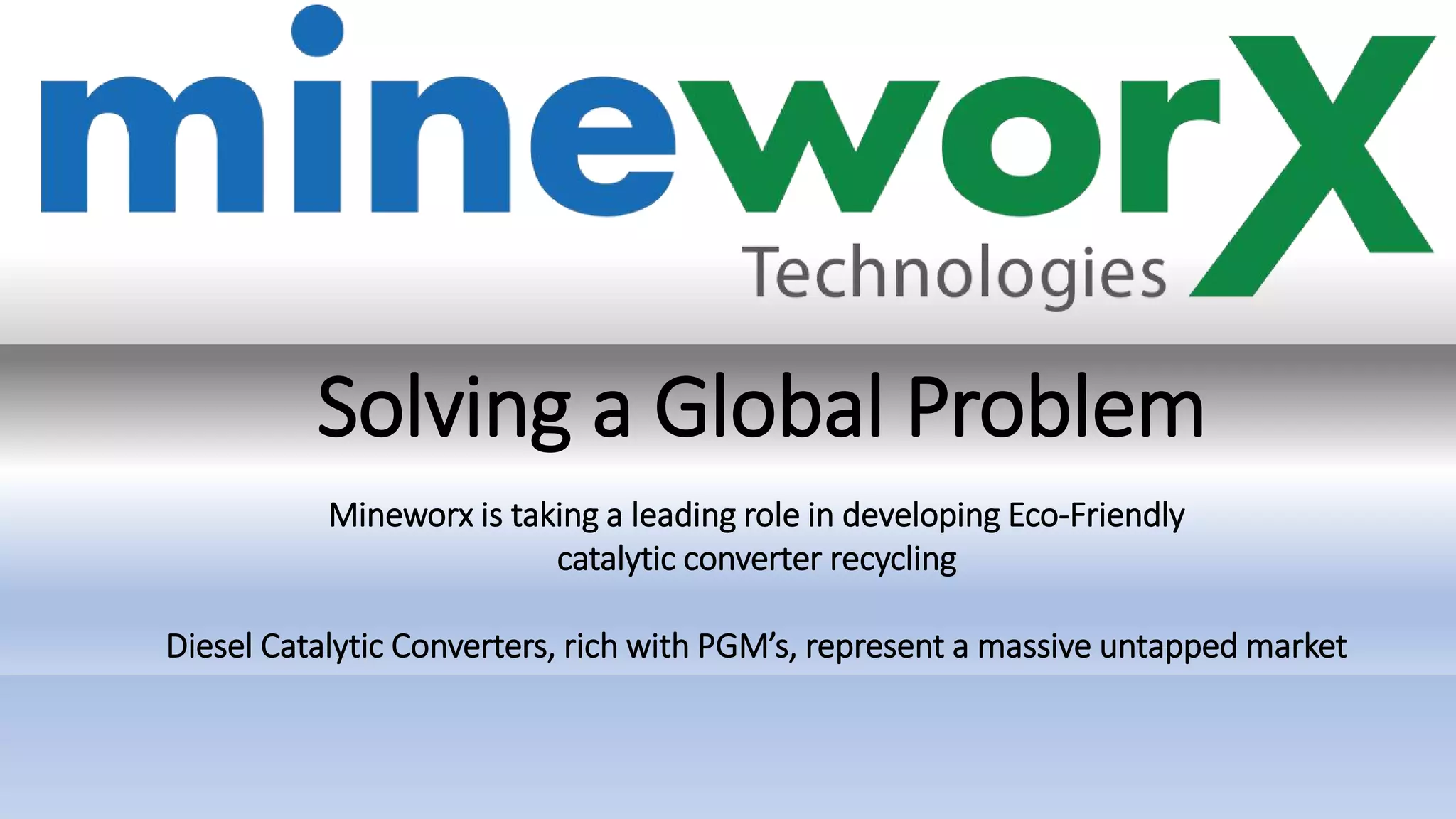 Diesel Catalytic Converter Recycling Precious Metal Extraction PPT