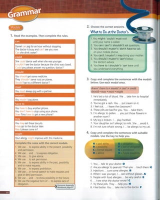 Studentbook (gammar and exercises)