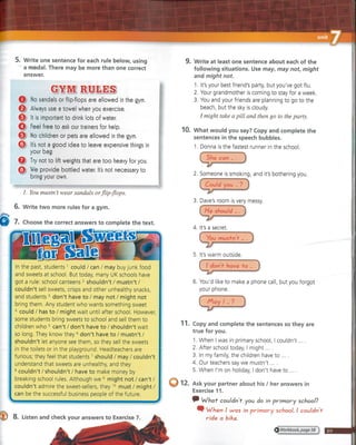 Studentbook (gammar and exercises)