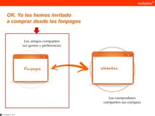 OK. Ya les hemos invitado
      a comprar desde las fanpages




© multiplica 2011
 